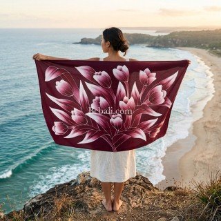 New Design Rayon Sarong Hand Painting from Bali